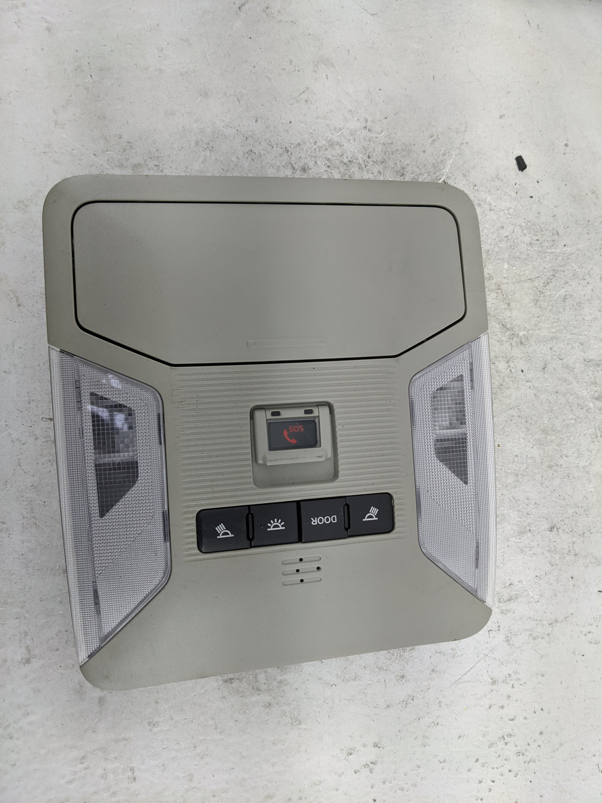 2019-2022 Toyota Rav4 Overhead Console W/rear Climate Control Gray - Oemusedautoparts1.com