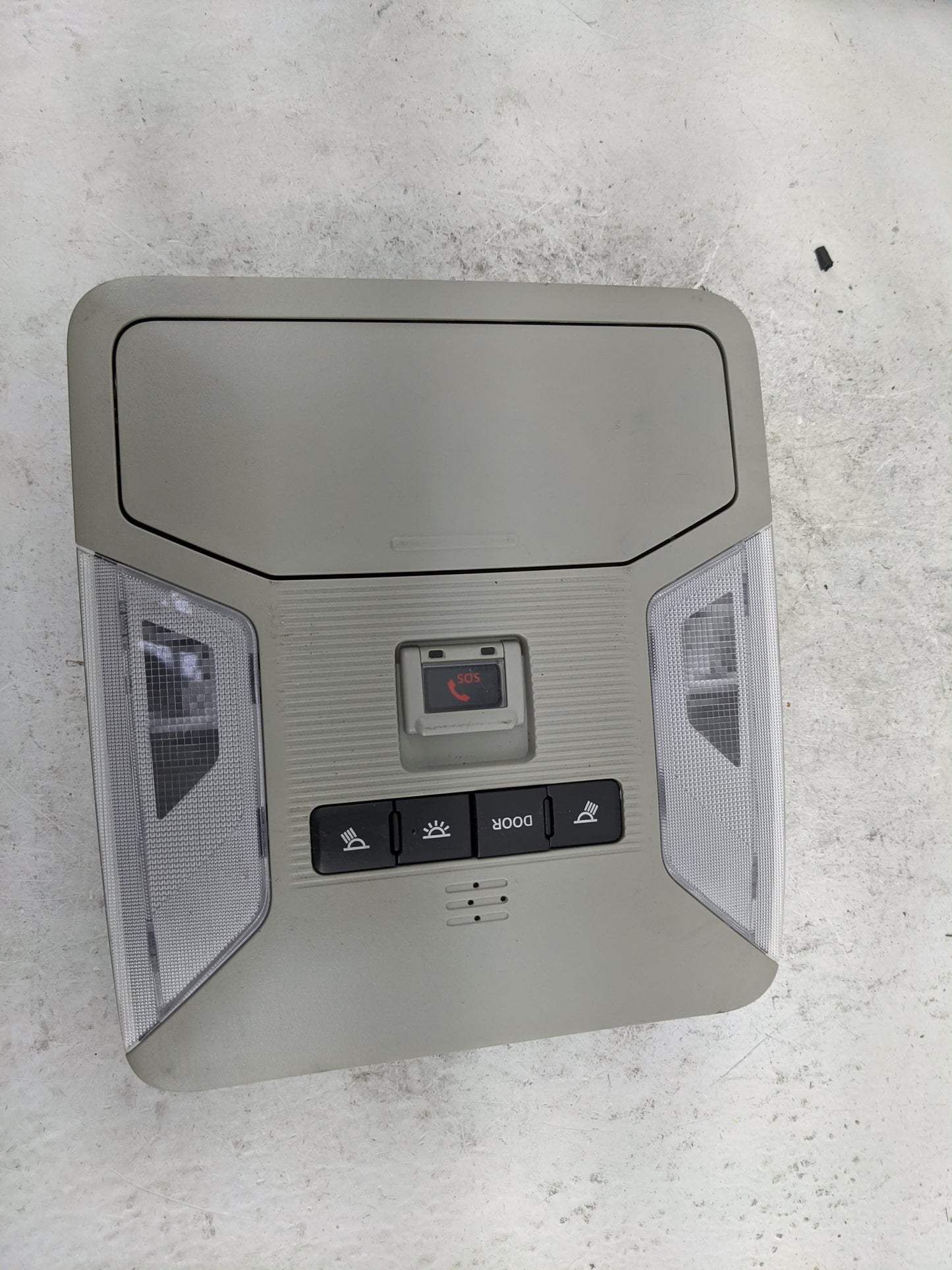 2019-2022 Toyota Rav4 Overhead Console W/rear Climate Control Gray - Oemusedautoparts1.com
