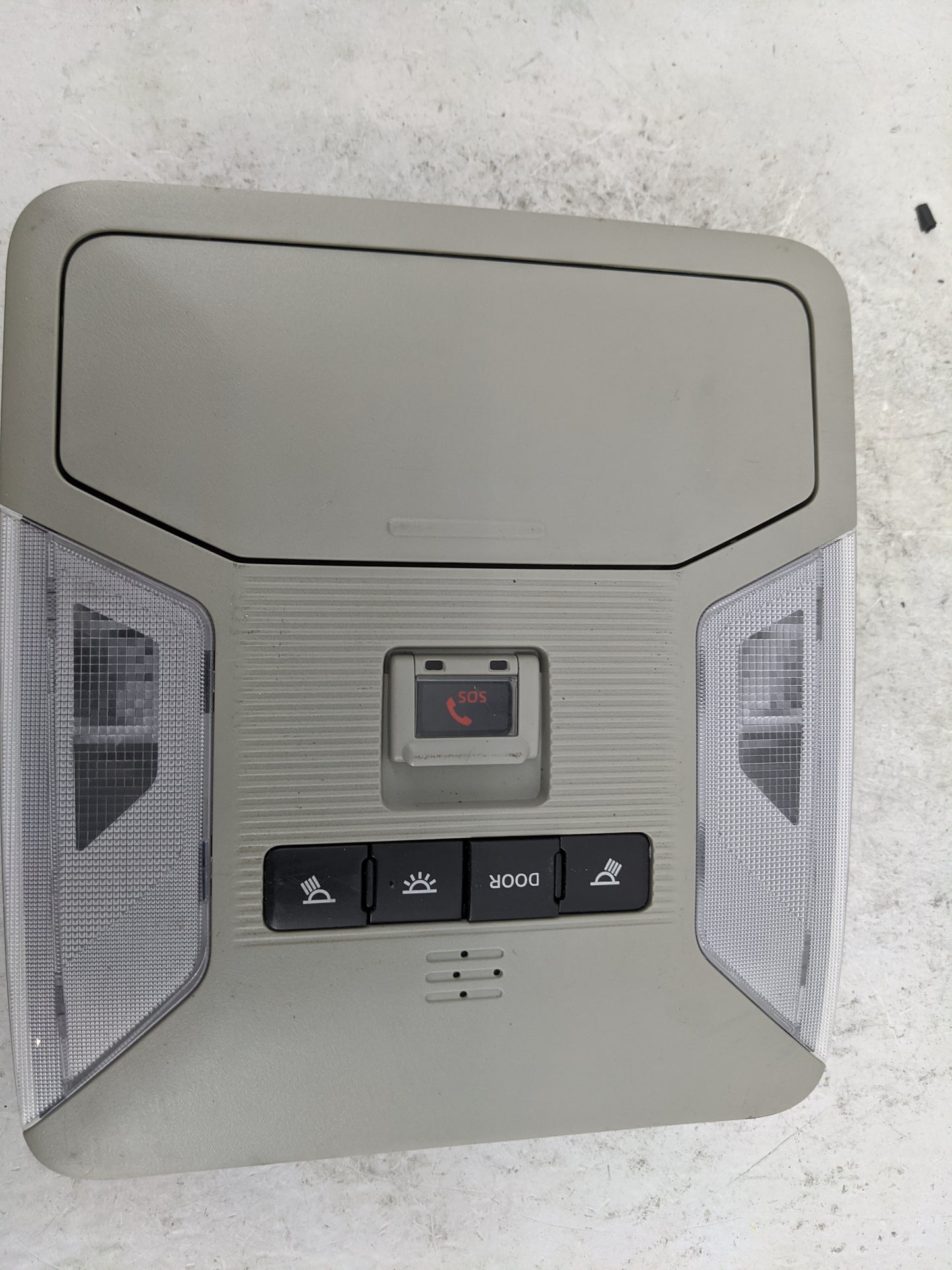 2019-2022 Toyota Rav4 Overhead Console W/rear Climate Control Gray - Oemusedautoparts1.com