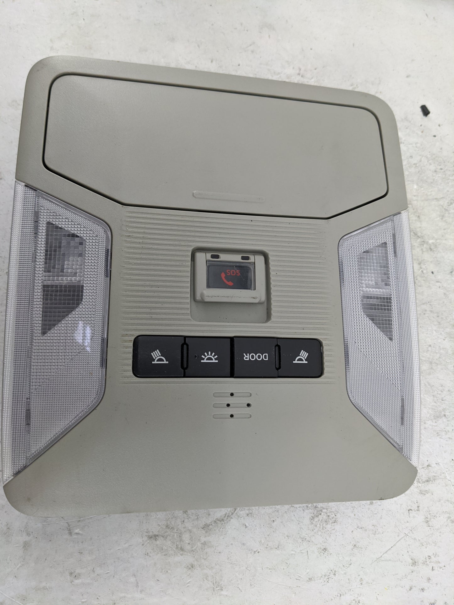 2019-2022 Toyota Rav4 Overhead Console W/rear Climate Control Gray - Oemusedautoparts1.com