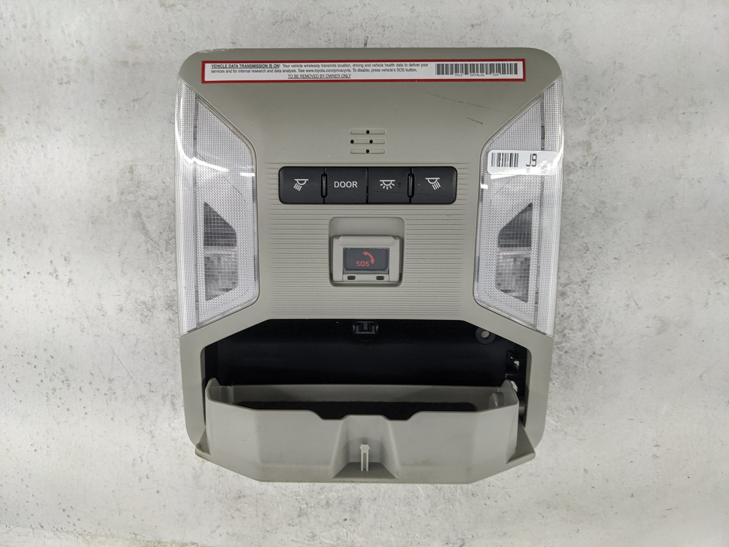 2019-2022 Toyota Rav4 Overhead Roof Console 1483198 - Oemusedautoparts1.com