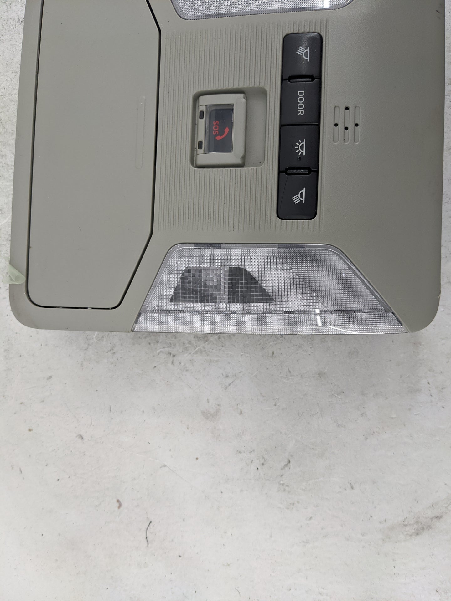 2019-2022 Toyota Rav4 Overhead Roof Console Tan - Oemusedautoparts1.com