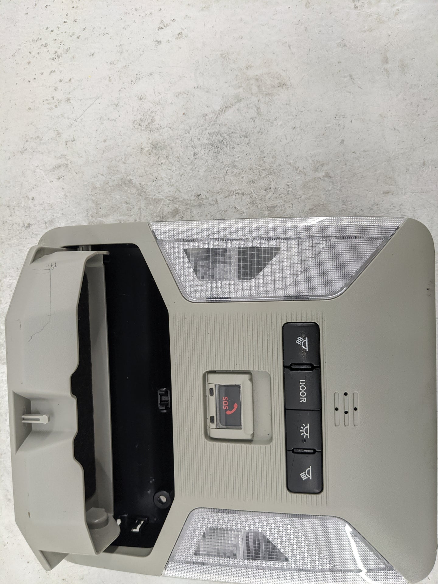 2019-2022 Toyota Rav4 Overhead Roof Console Tan - Oemusedautoparts1.com