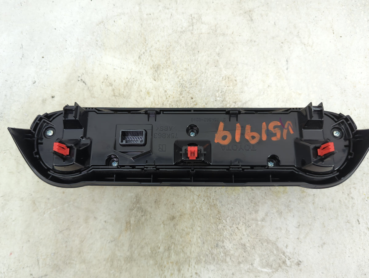 2019-2022 Toyota Rav4 Climate Control Module Temperature AC/Heater Replacement P/N:75K863-0210 55900-0R160 Fits OEM Used Aut
