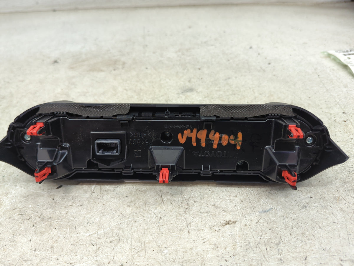 2019-2022 Toyota Rav4 Climate Control Module Temperature AC/Heater Replacement P/N:55900-0R160 75K863-0210 Fits OEM Used Aut