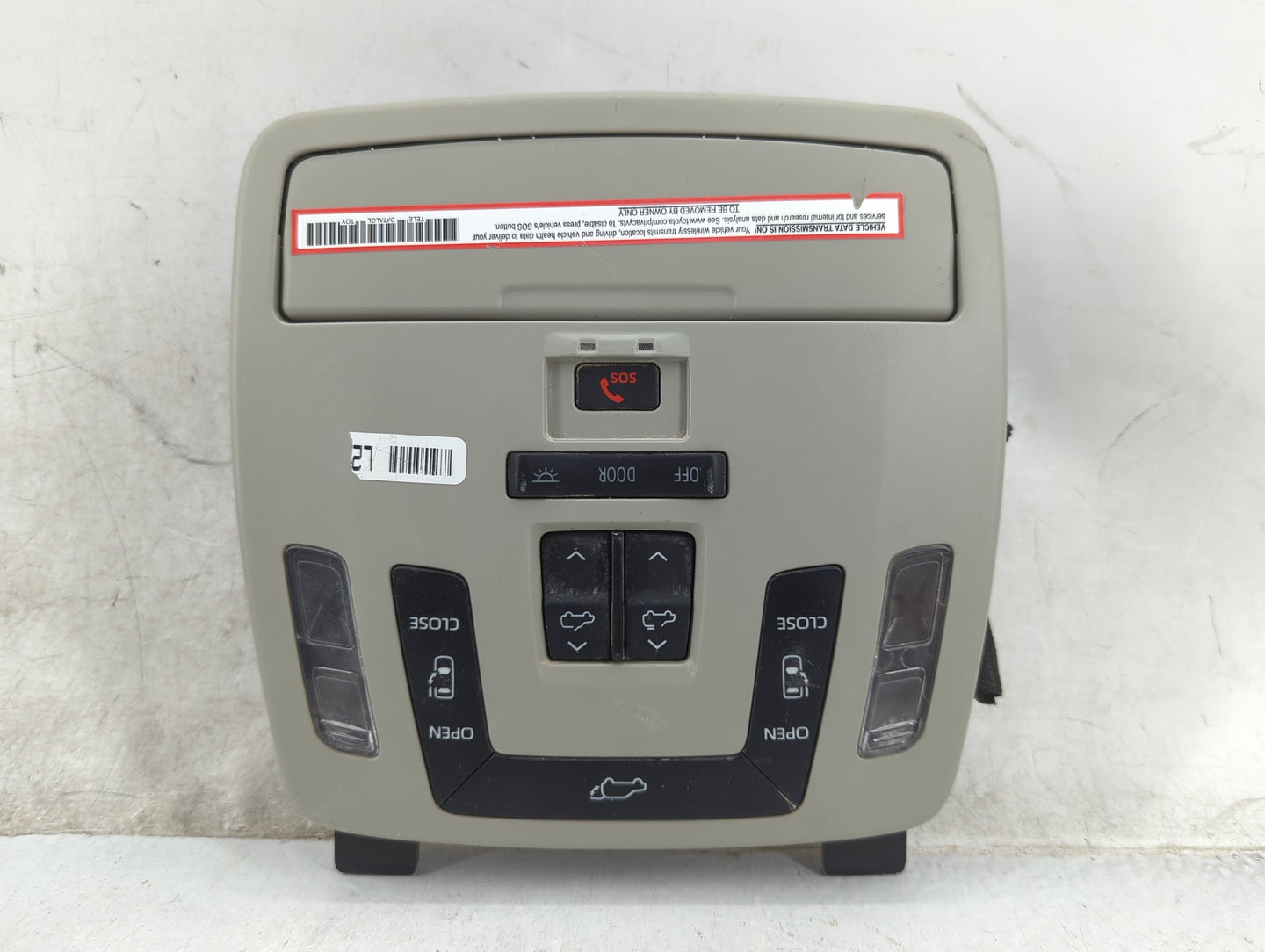2021 Toyota Sienna Overhead Roof Console Tan - Oemusedautoparts1.com