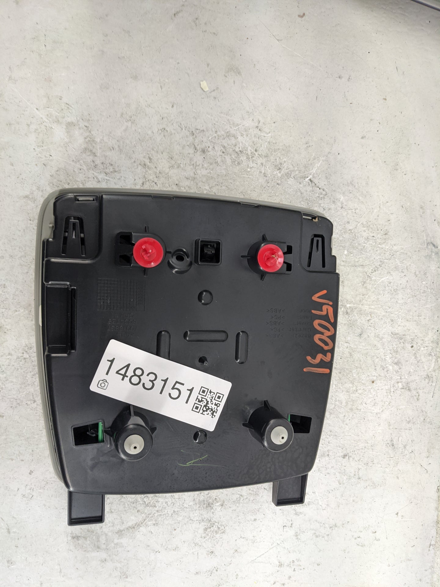 2021-2022 Toyota Sienna Overhead Console W/rear Climate Control Tan - Oemusedautoparts1.com