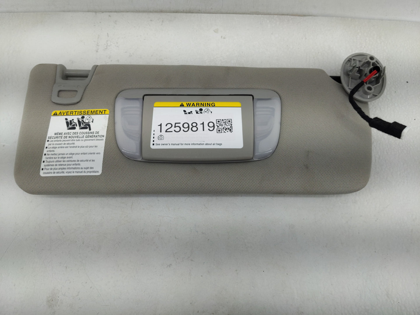 2016-2022 Toyota Tacoma Sun Visor Shade Replacement Passenger Right Mirror Fits Fits 2016 2017 2018 2019 2020 2021 2022 OEM 