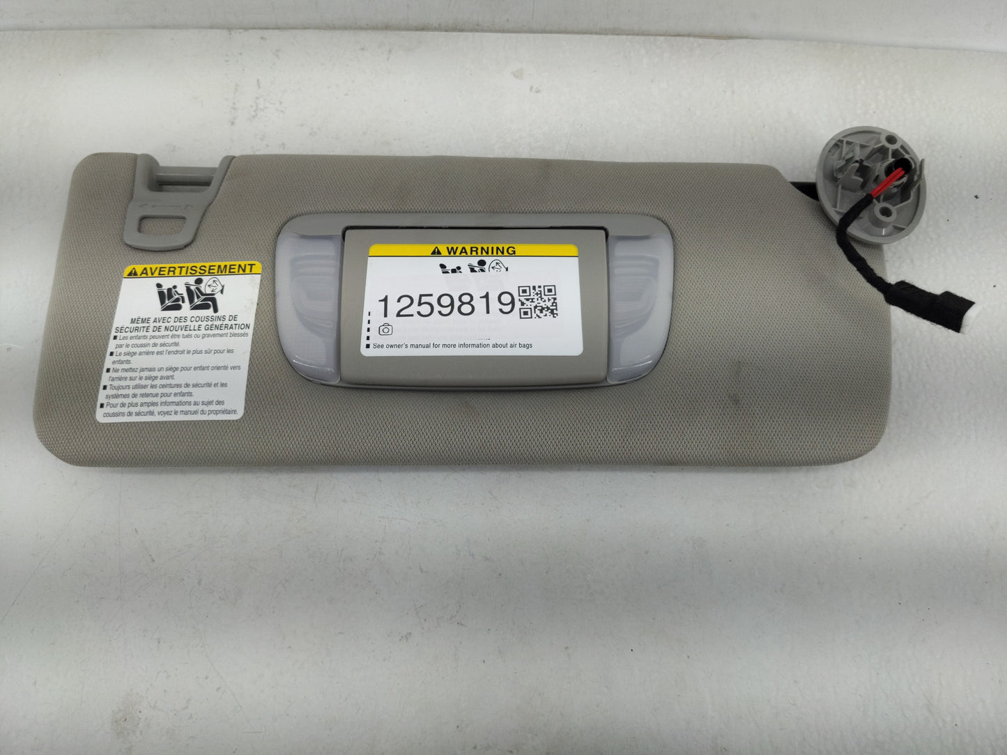 2016-2022 Toyota Tacoma Sun Visor Shade Replacement Passenger Right Mirror Fits Fits 2016 2017 2018 2019 2020 2021 2022 OEM 