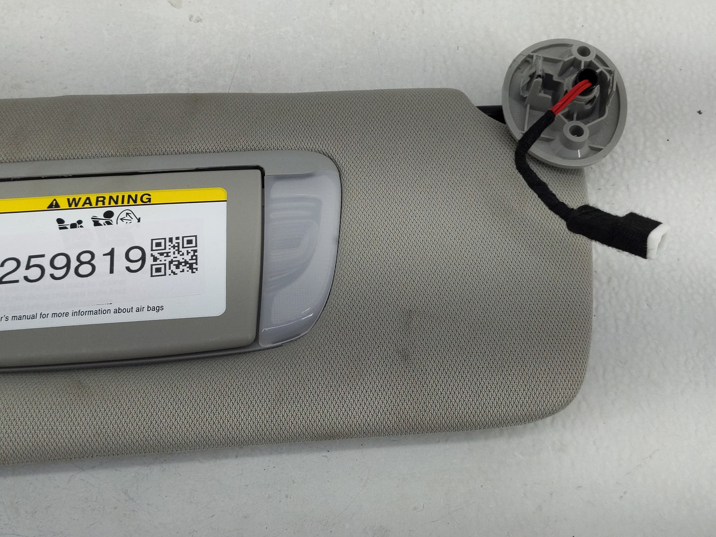 2016-2022 Toyota Tacoma Sun Visor Shade Replacement Passenger Right Mirror Fits Fits 2016 2017 2018 2019 2020 2021 2022 OEM 