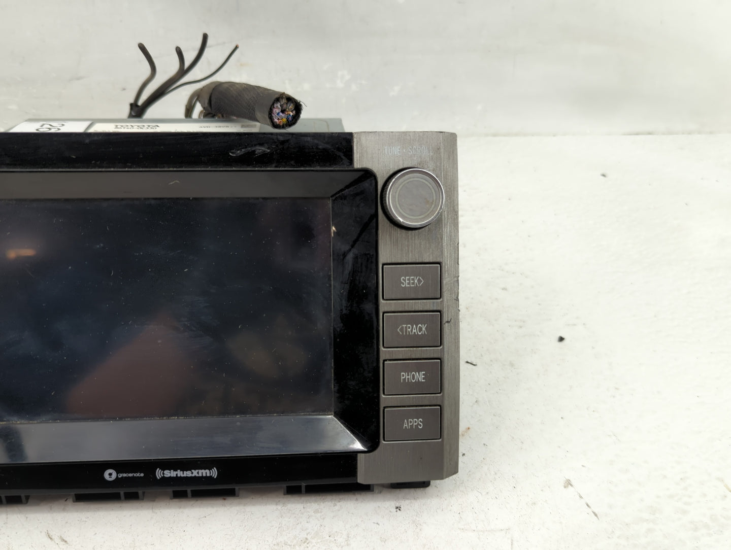 2020-2021 Toyota Tundra Radio AM FM Cd Player Receiver Replacement P/N:86140-0C330 Fits Fits 2020 2021 OEM Used Auto Parts -