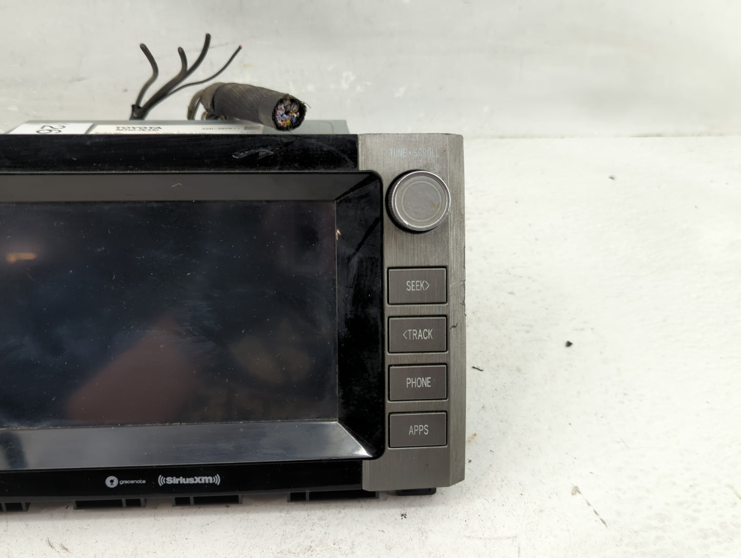 2020-2021 Toyota Tundra Radio AM FM Cd Player Receiver Replacement P/N:86140-0C330 Fits Fits 2020 2021 OEM Used Auto Parts -