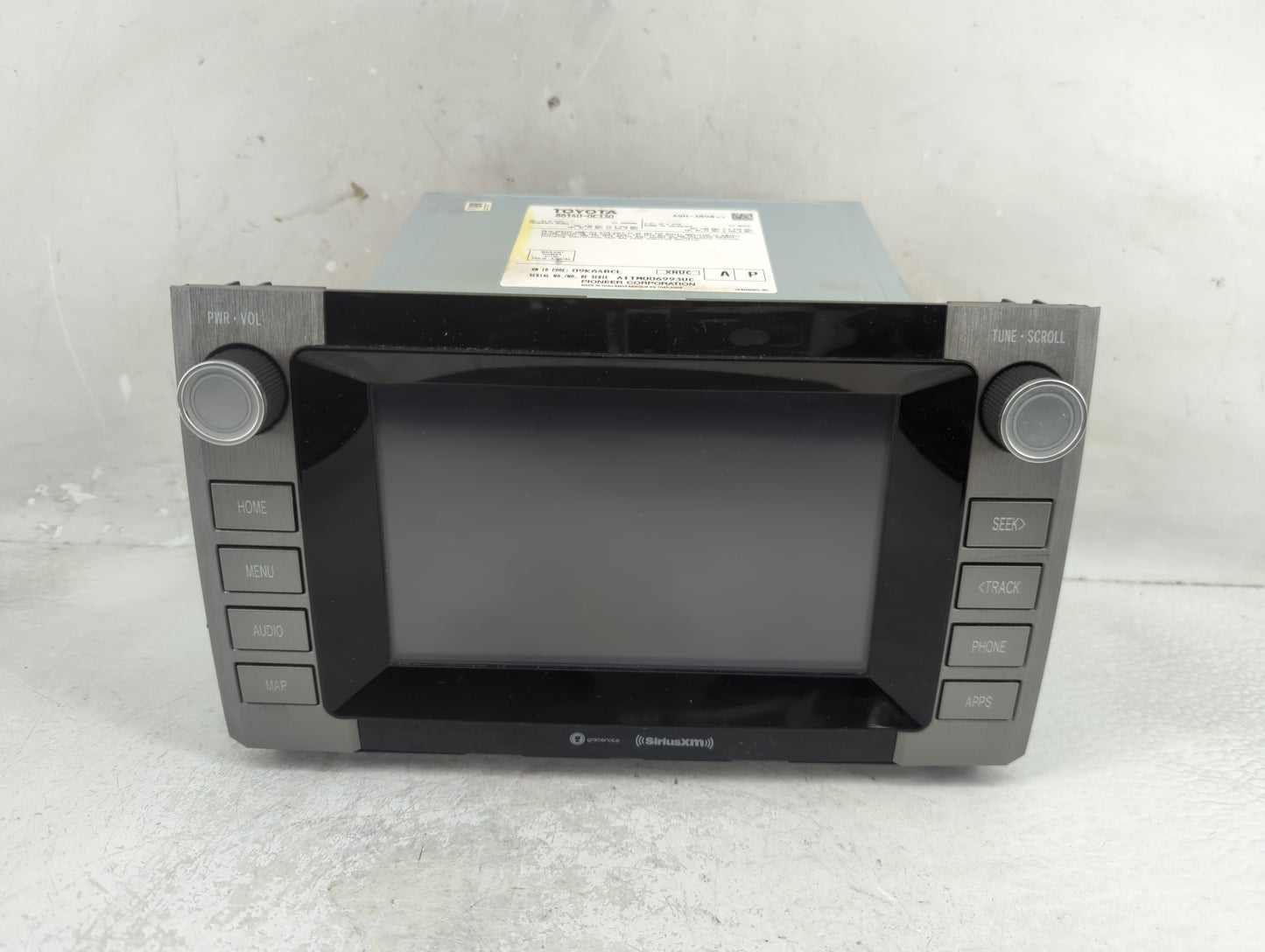 2020-2021 Toyota Tundra Radio AM FM Cd Player Receiver Replacement P/N:86140-0C330 Fits Fits 2020 2021 OEM Used Auto Parts -