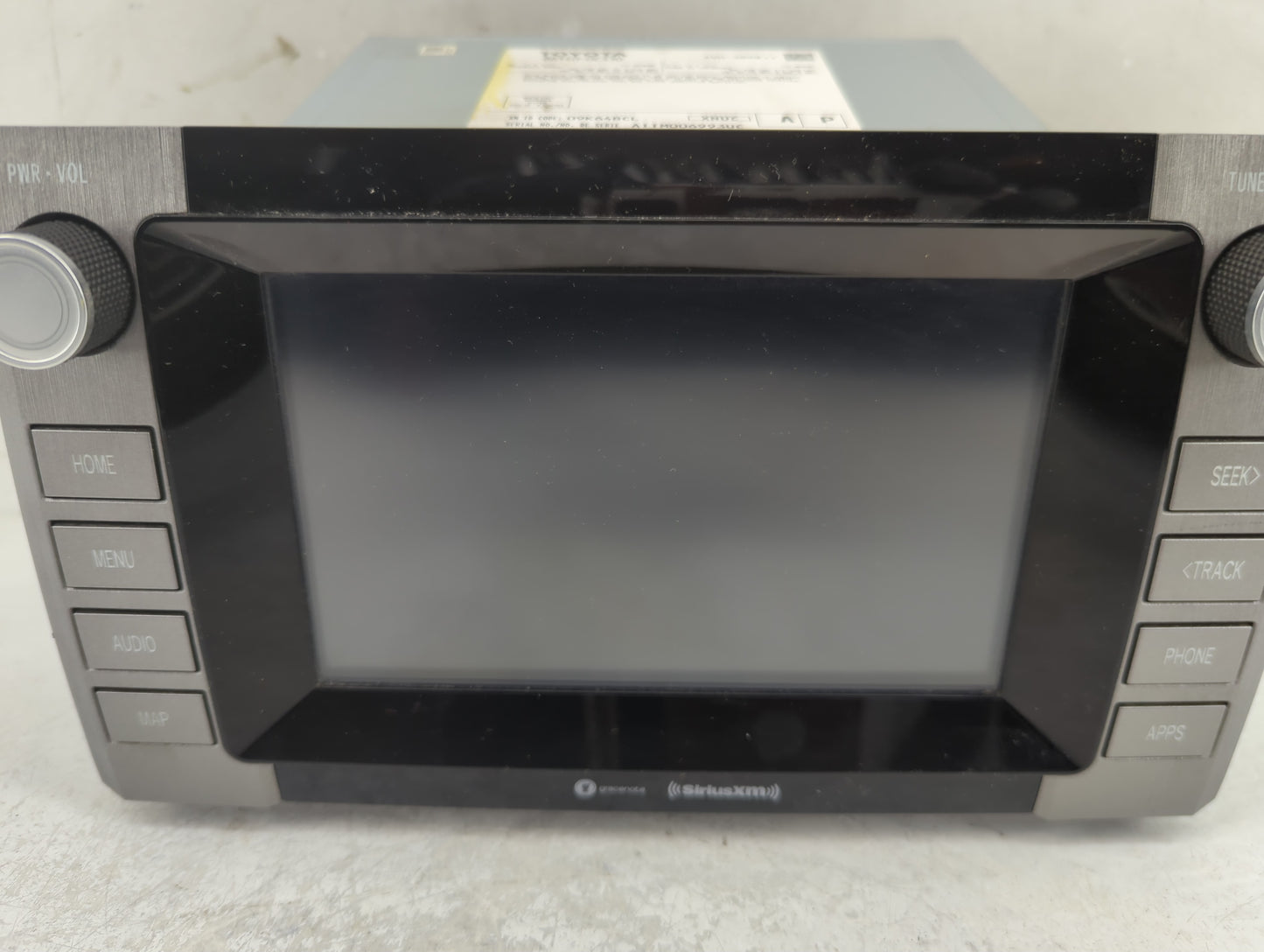 2020-2021 Toyota Tundra Radio AM FM Cd Player Receiver Replacement P/N:86140-0C330 Fits Fits 2020 2021 OEM Used Auto Parts -