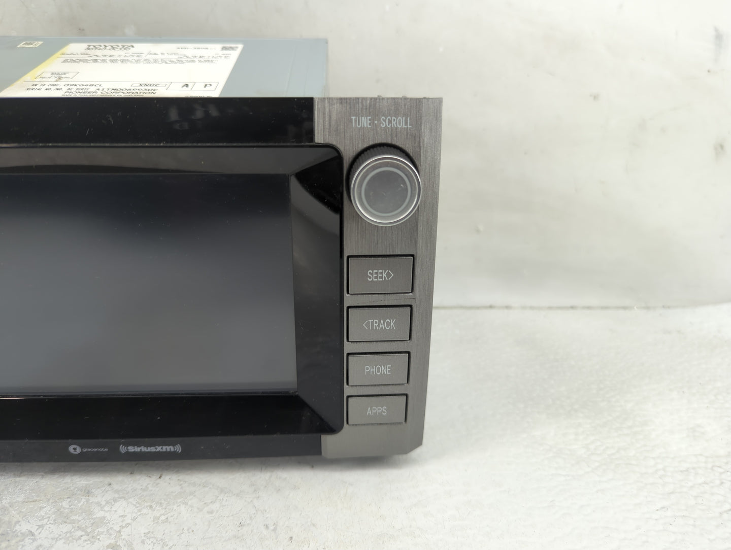 2020-2021 Toyota Tundra Radio AM FM Cd Player Receiver Replacement P/N:86140-0C330 Fits Fits 2020 2021 OEM Used Auto Parts -