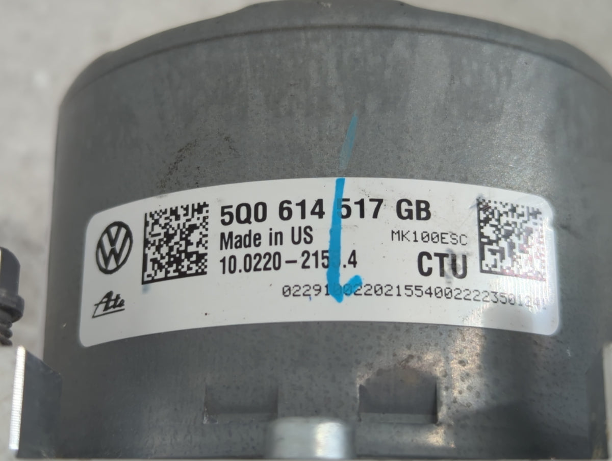 2021 Volkswagen Atlas Anti-Lock Brake ABS Pump Module Actuator OEM P/N:5Q0 614 517 GB Fits Fits 2020 OEM Used Auto Parts - O