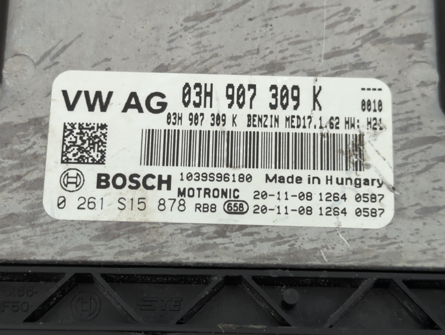 2018-2022 Volkswagen Atlas PCM Engine Control Computer ECU ECM PCU OEM P/N:03H 907 309 K Fits Fits 2018 2019 2020 2021 2022 