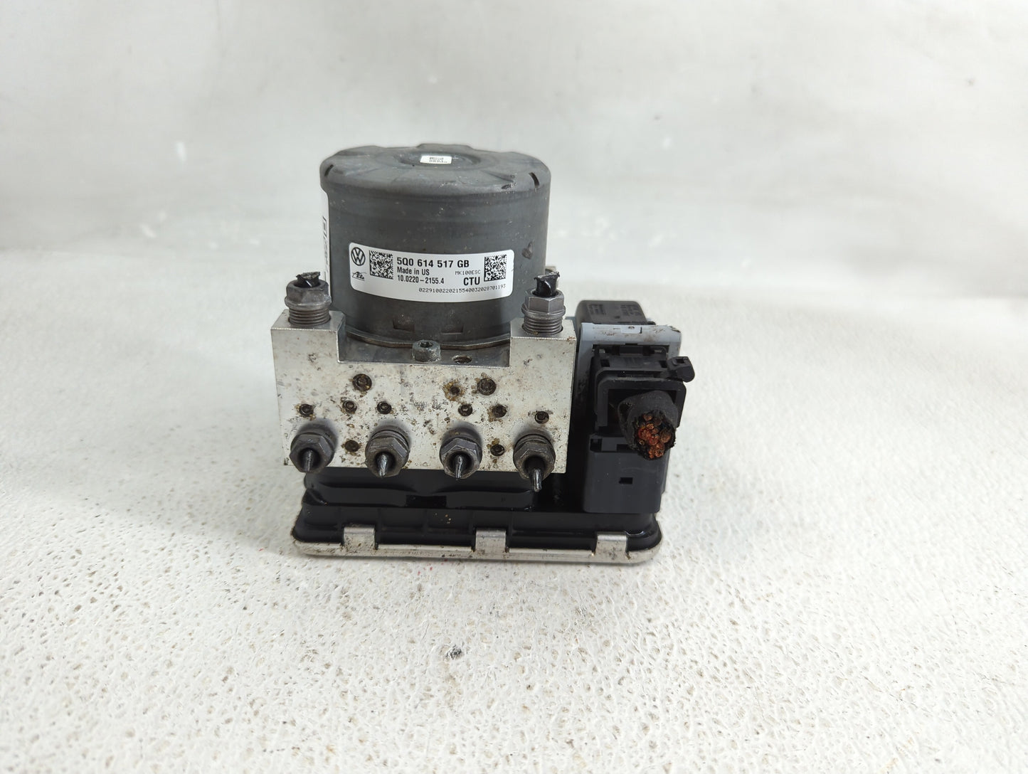 2021 Volkswagen Atlas ABS Pump Control Module Replacement P/N:5Q0 614 517 GB Fits Fits 2020 OEM Used Auto Parts - Oemusedaut