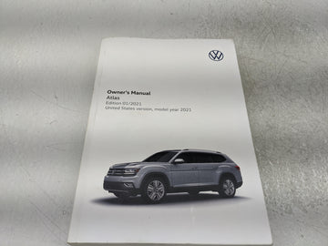 2021 Volkswagen Atlas Owners Manual Book Guide P/N:3CN012723SG OEM Used Auto Parts - Oemusedautoparts1.com