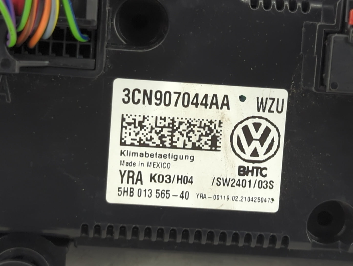 2021 Volkswagen Atlas Climate Control Module Temperature AC/Heater Replacement P/N:3CN907044AA 5HB013565-40 Fits OEM Used Au