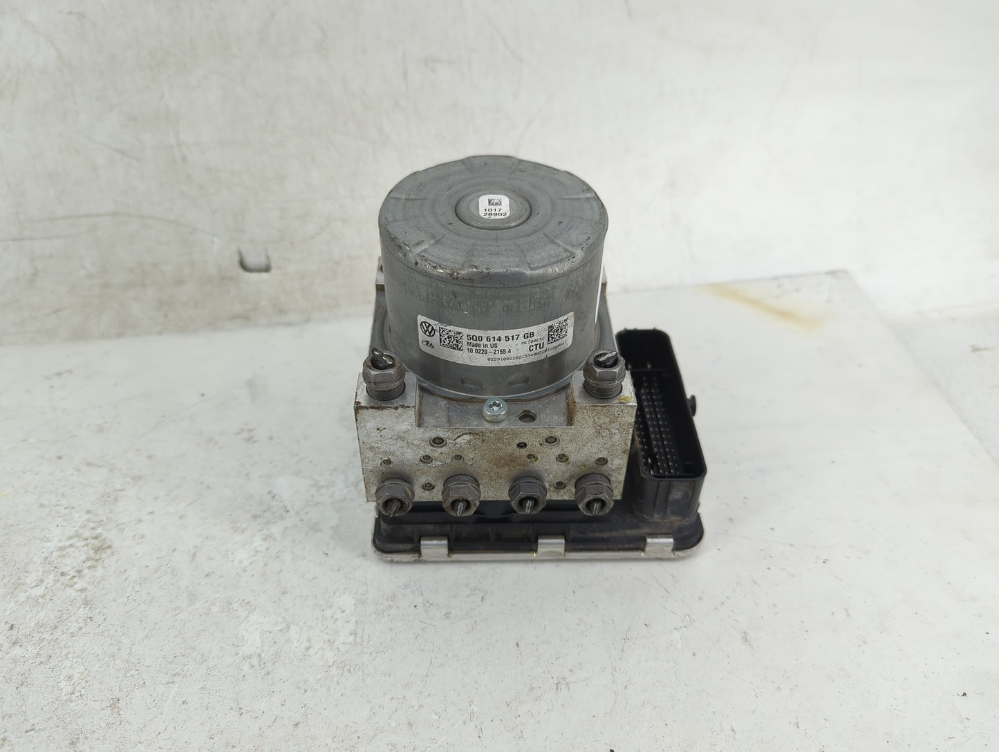2021 Volkswagen Atlas ABS Pump Control Module Replacement P/N:5G0 614 517 GB Fits Fits 2020 OEM Used Auto Parts - Oemusedaut