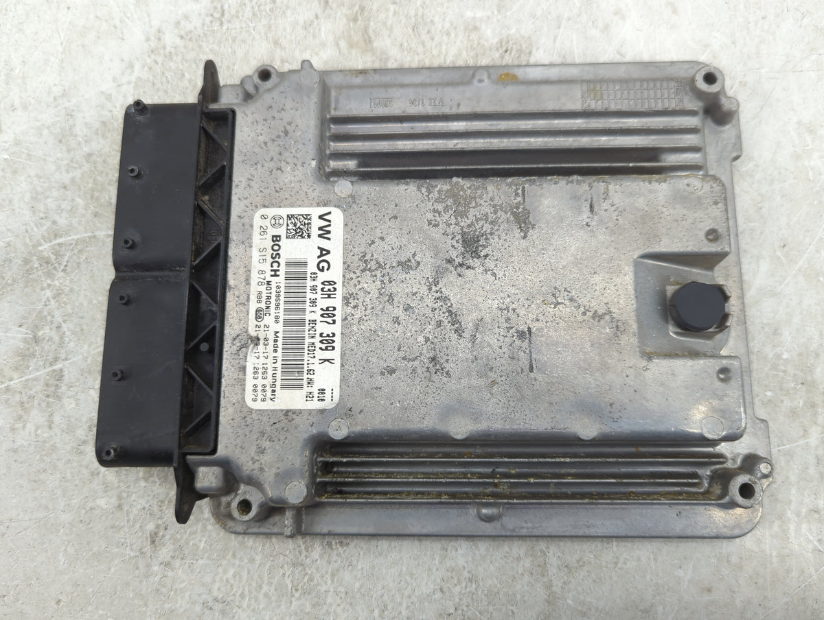 2018-2022 Volkswagen Atlas PCM Engine Control Computer ECU ECM PCU OEM P/N:03H 907 309 K 0 261 S15 878 OEM Used Auto Parts -