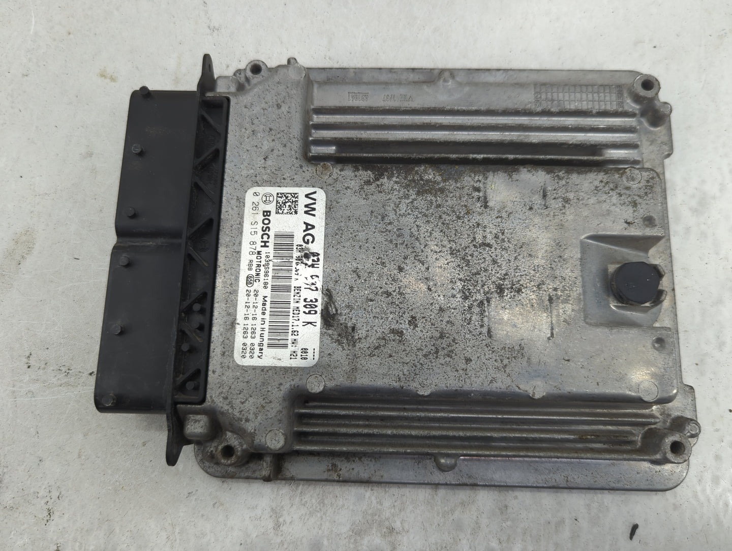 2018-2022 Volkswagen Atlas PCM Engine Control Computer ECU ECM PCU OEM P/N:03H907309K 0261S15878 Fits OEM Used Auto Parts - 
