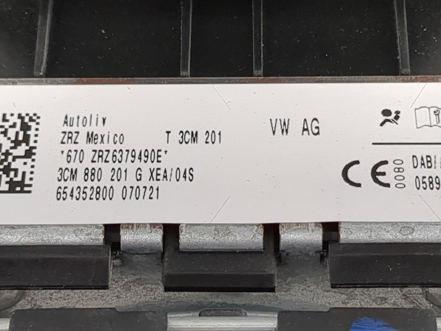 2021 Volkswagen Atlas Air Bag Driver Left Steering Wheel Mounted - Oemusedautoparts1.com