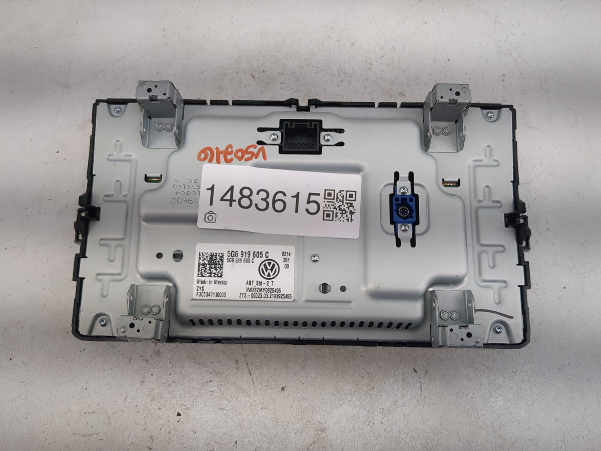2018-2022 Volkswagen Atlas Information Radio Display Screen 1483615 - Oemusedautoparts1.com