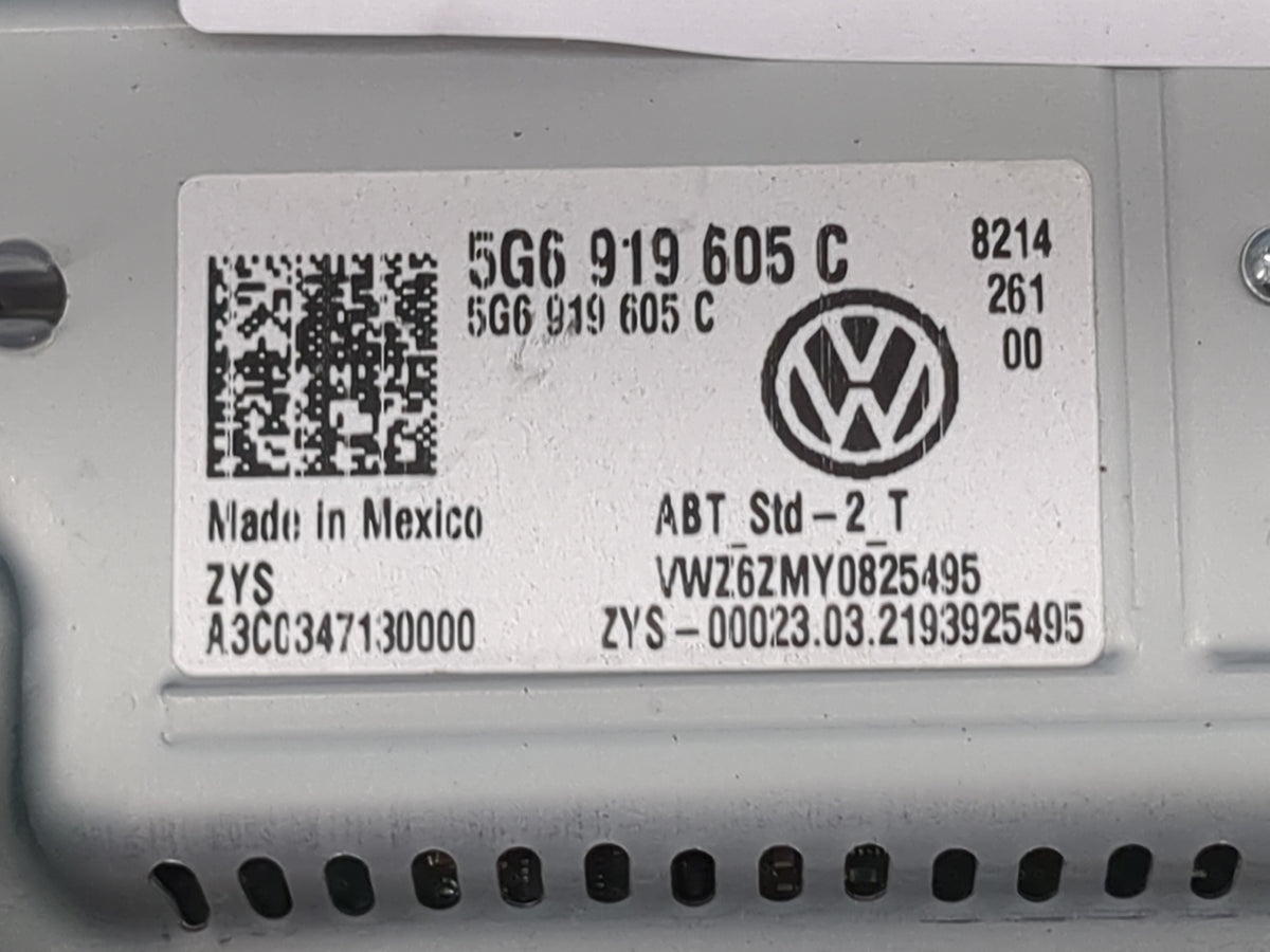 2018-2022 Volkswagen Atlas Information Radio Display Screen 1483615 - Oemusedautoparts1.com