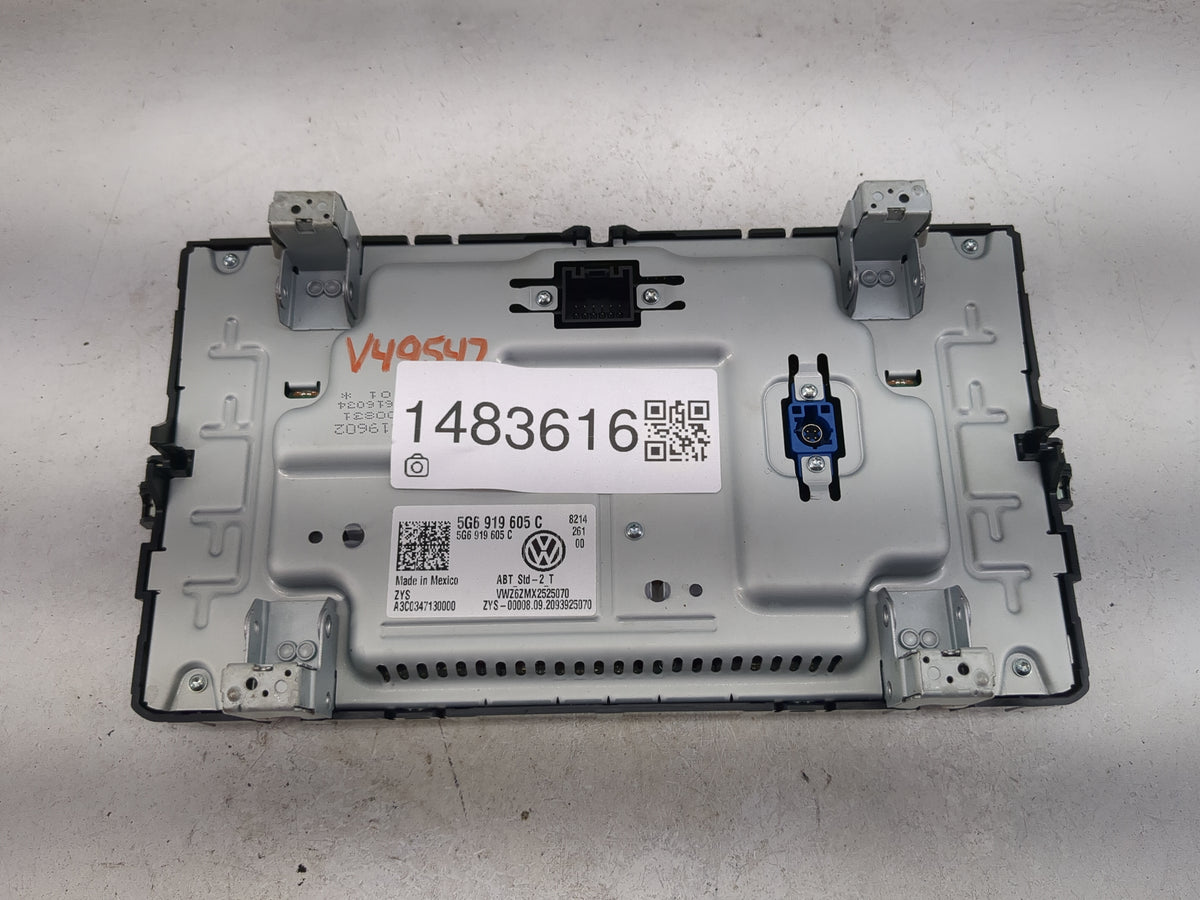 2018-2022 Volkswagen Atlas Information Radio Display Screen 1483616 - Oemusedautoparts1.com