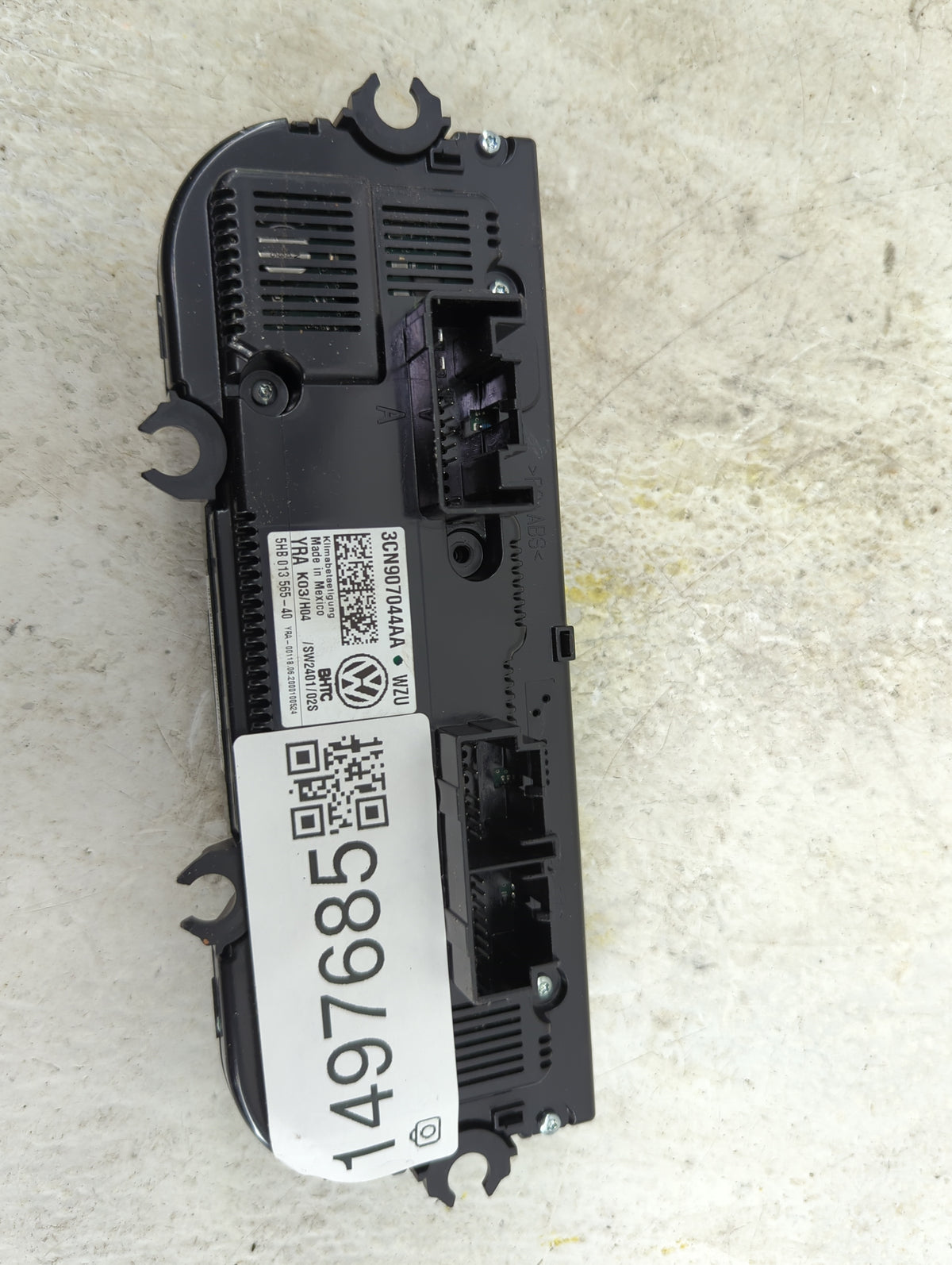 2021 Volkswagen Atlas Climate Control Module Temperature AC/Heater Replacement P/N:3CN907044AA 5HB01336540 Fits OEM Used Aut