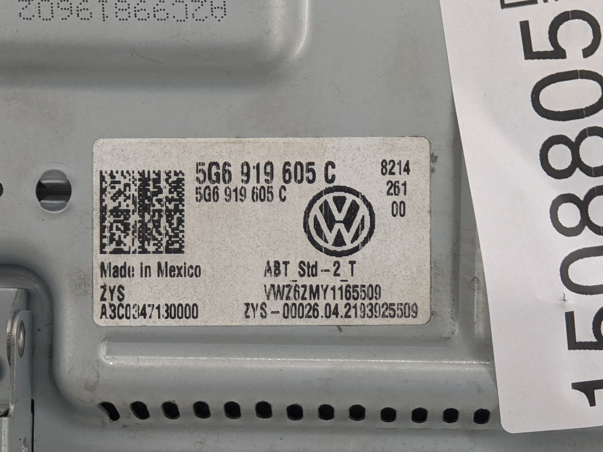 2018-2022 Volkswagen Atlas Information Radio Display Screen 1508805 - Oemusedautoparts1.com