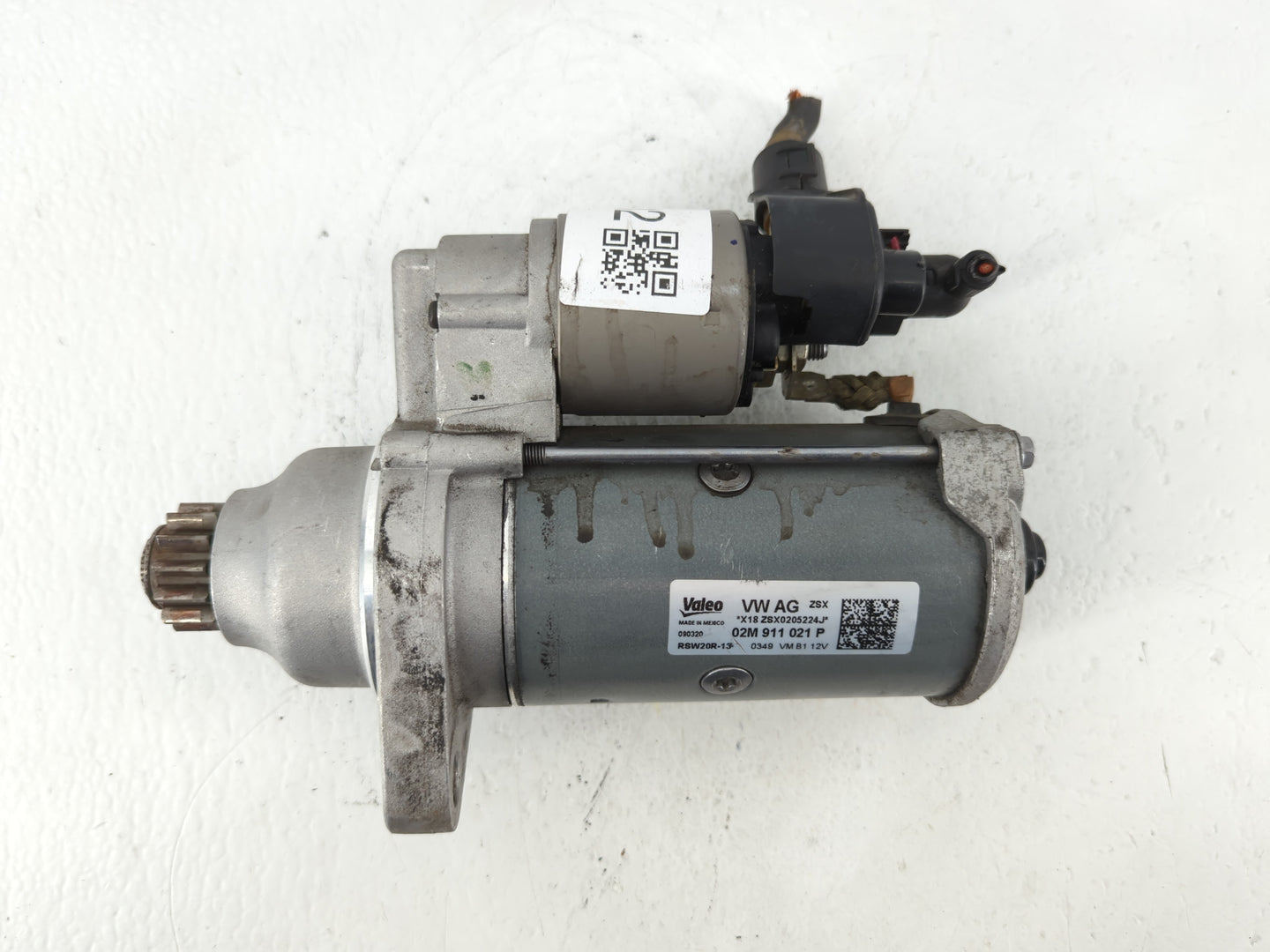 2018-2022 Volkswagen Atlas Car Starter Motor Solenoid OEM P/N:02M 911 021 P Fits Fits 2018 2019 2020 2021 2022 OEM Used Auto
