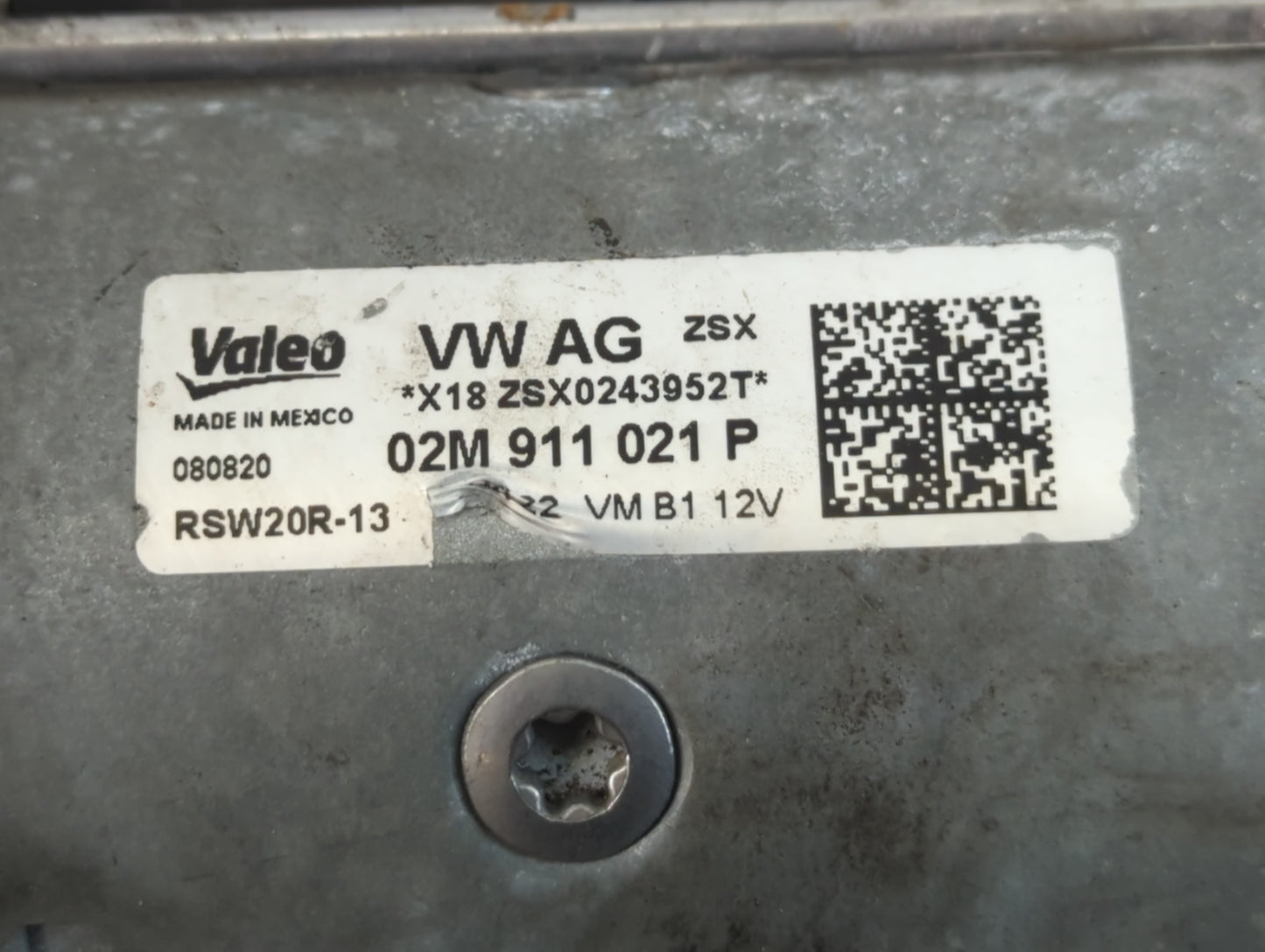 2018-2022 Volkswagen Atlas Car Starter Motor Solenoid OEM P/N:02M 911 021 P Fits Fits 2018 2019 2020 2021 2022 OEM Used Auto