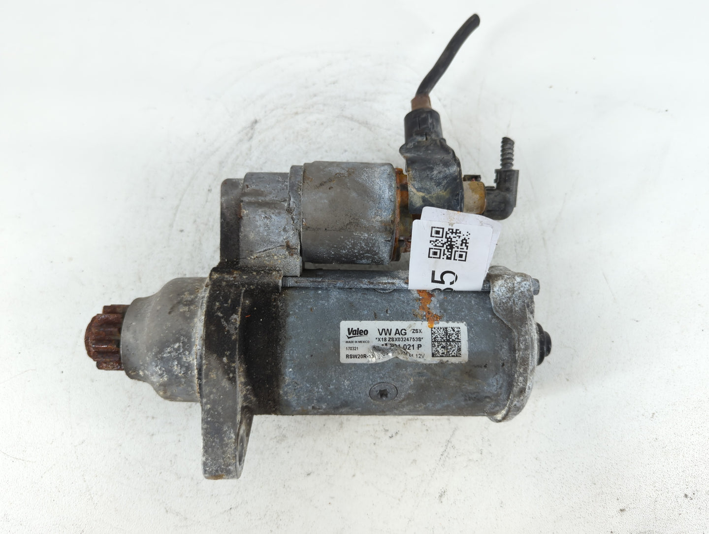 2018-2022 Volkswagen Atlas Car Starter Motor Solenoid OEM P/N:02M 911 021 P Fits Fits 2018 2019 2020 2021 2022 OEM Used Auto