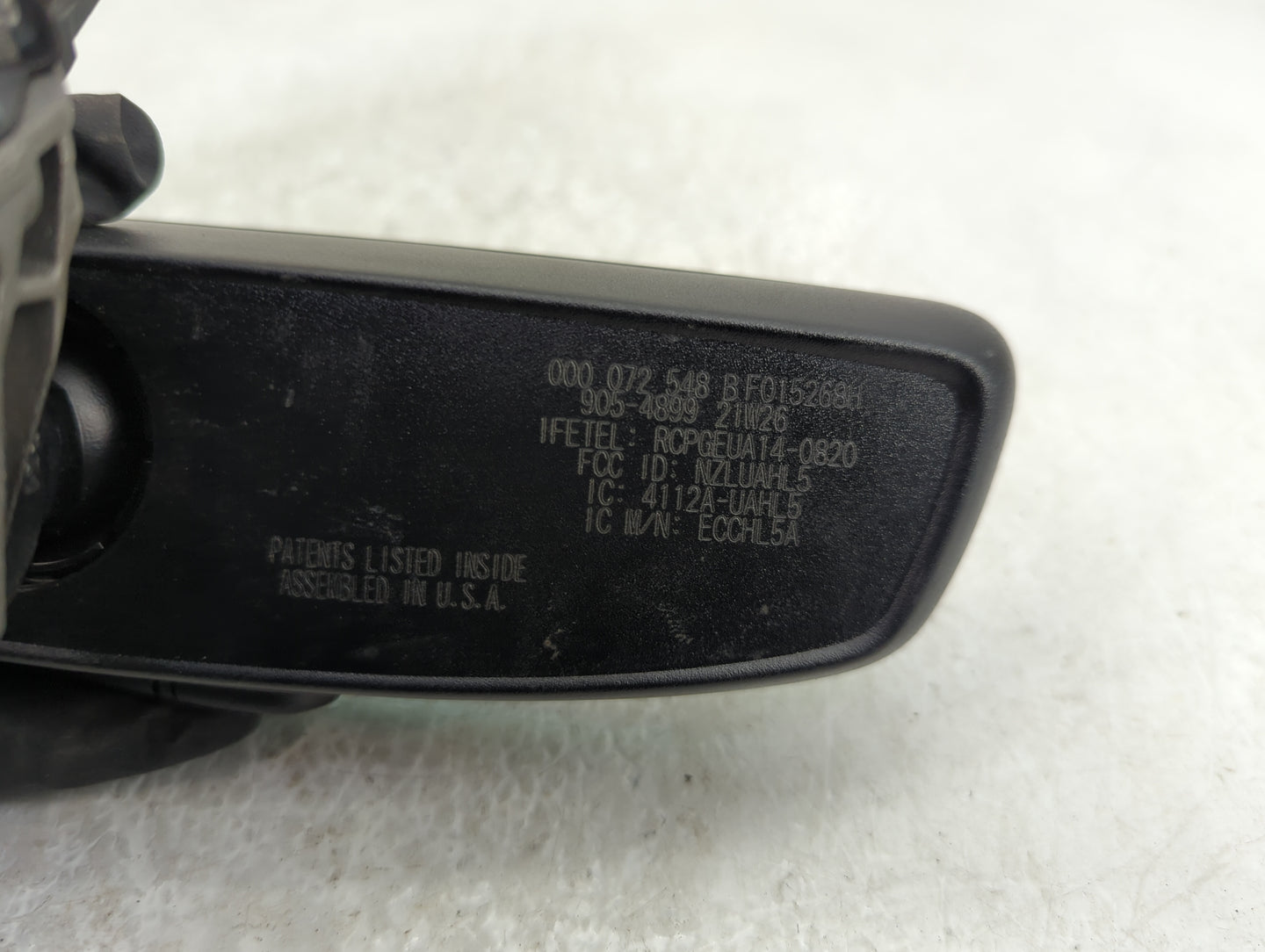 2020-2022 Volkswagen Atlas Cross Sport Interior Rear View Mirror Replacement OEM P/N:905-4899 4112A-UAHL5 Fits Fits 2020 202