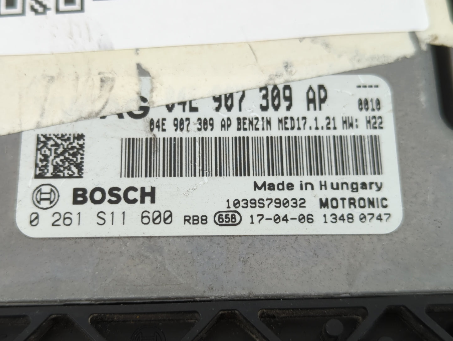 2021 Volkswagen Golf PCM Engine Control Computer ECU ECM PCU OEM P/N:04L 907 309 AP Fits OEM Used Auto Parts - Oemusedautopa