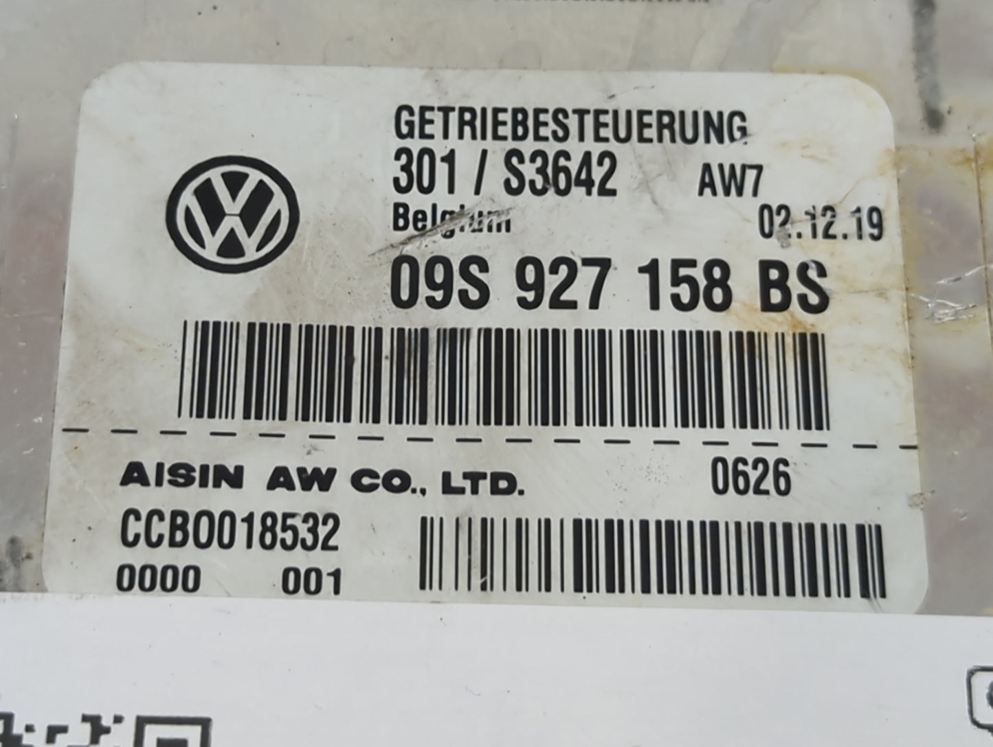 2019-2021 Volkswagen Jetta Transmission Control Module Tcu Tcm - Oemusedautoparts1.com