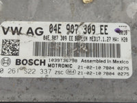 2021 Volkswagen Jetta PCM Engine Control Computer ECU ECM PCU OEM P/N:04E907309EE 0261S22337, 1039T36798 Fits OEM Used Auto 