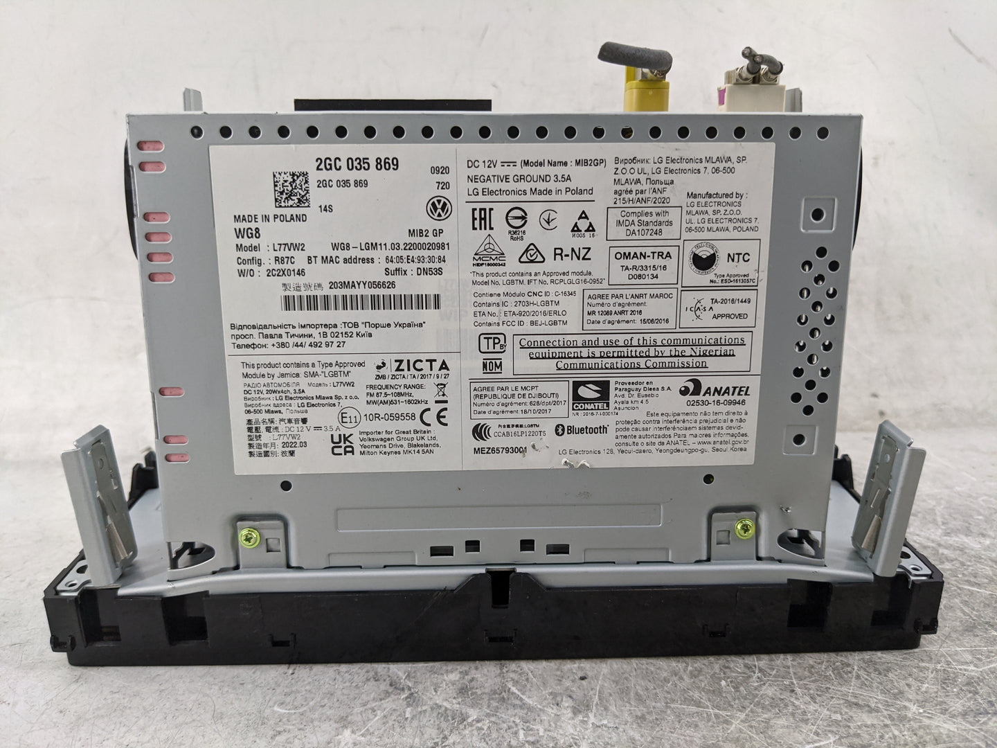 2021 Volkswagen Jetta Information Display Screen - Oemusedautoparts1.com