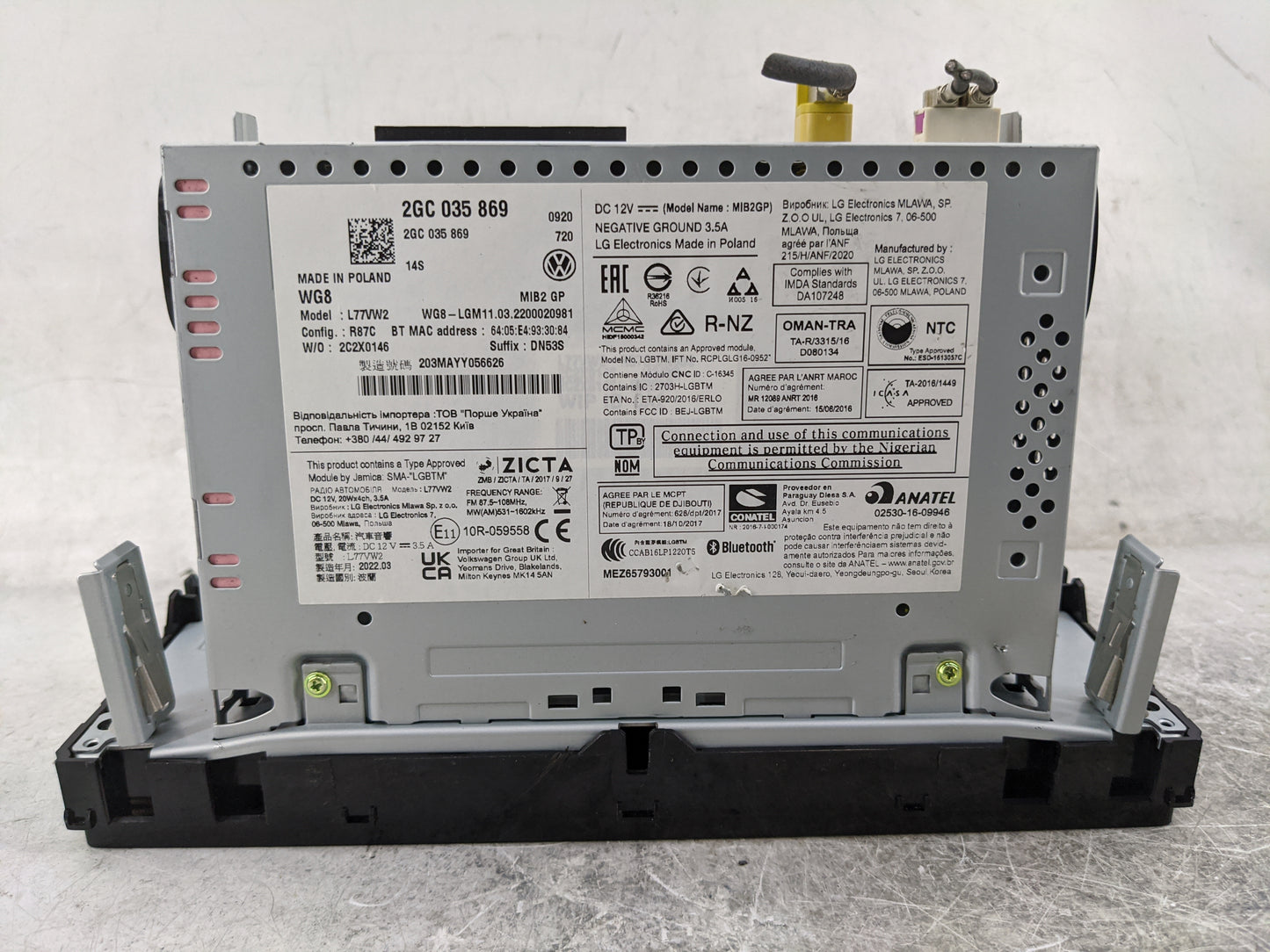2021 Volkswagen Jetta Information Display Screen - Oemusedautoparts1.com