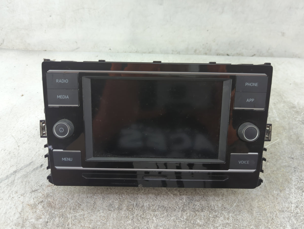 2020-2021 Volkswagen Jetta Radio AM FM Cd Player Receiver Replacement P/N:2GC035869 L77VW2, MIB2GP Fits Fits 2020 2021 OEM U
