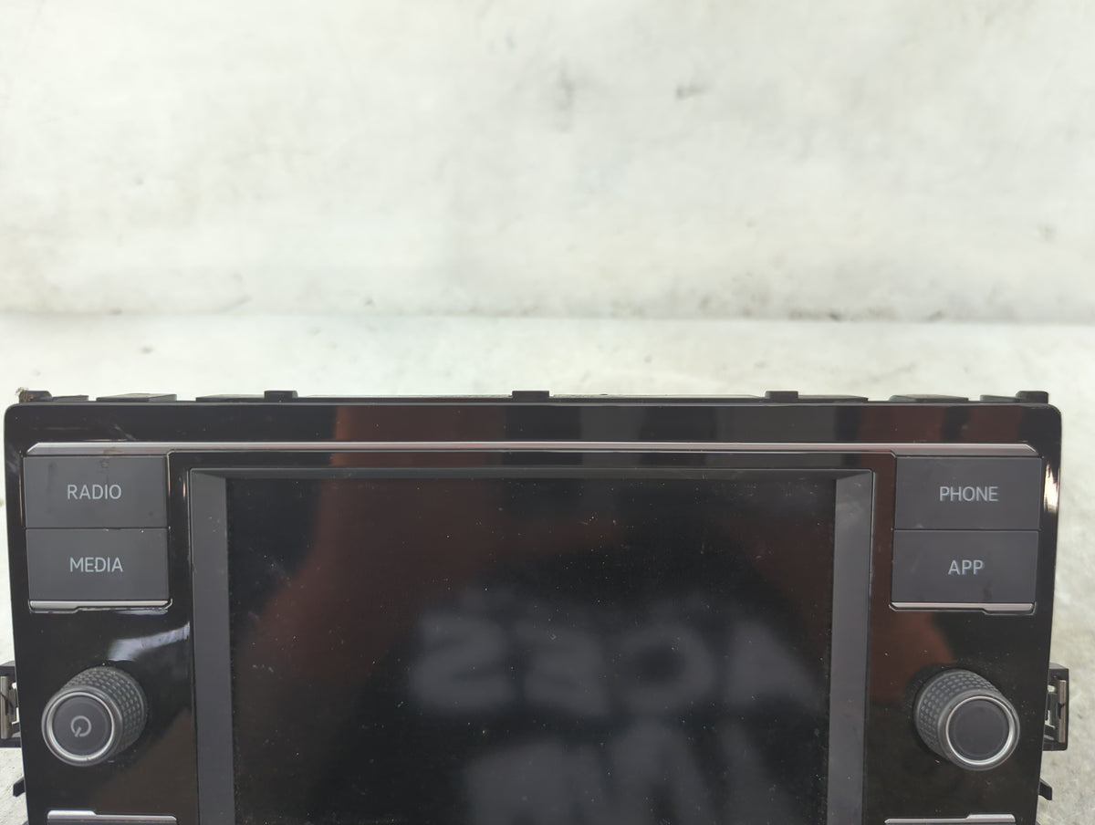 2020-2021 Volkswagen Jetta Radio AM FM Cd Player Receiver Replacement P/N:2GC035869 L77VW2, MIB2GP Fits Fits 2020 2021 OEM U