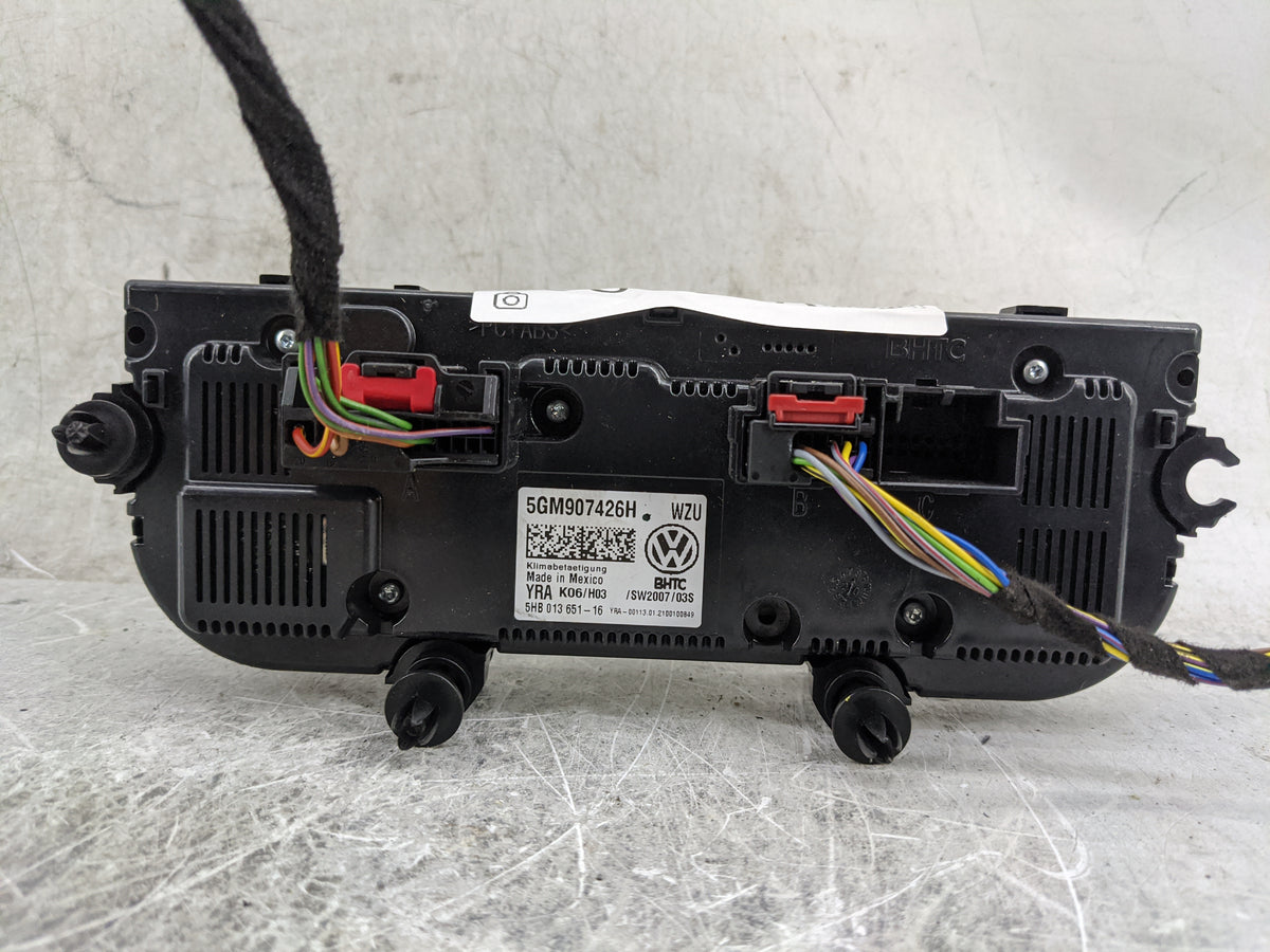 2019-2021 Volkswagen Jetta Climate Control Module Temperature AC/Heater Replacement P/N:5GM907426H 5HB013651-16 Fits OEM Use