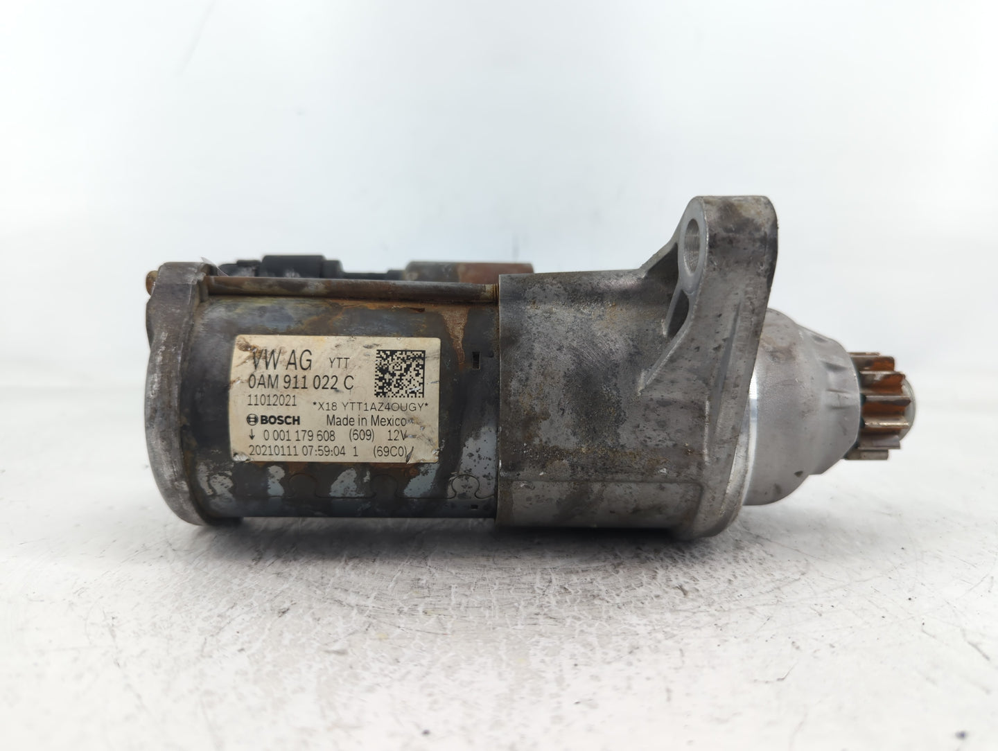 2019-2021 Volkswagen Jetta Car Starter Motor Solenoid OEM P/N:0AM 911 022 C Fits Fits 2019 2020 2021 OEM Used Auto Parts - O
