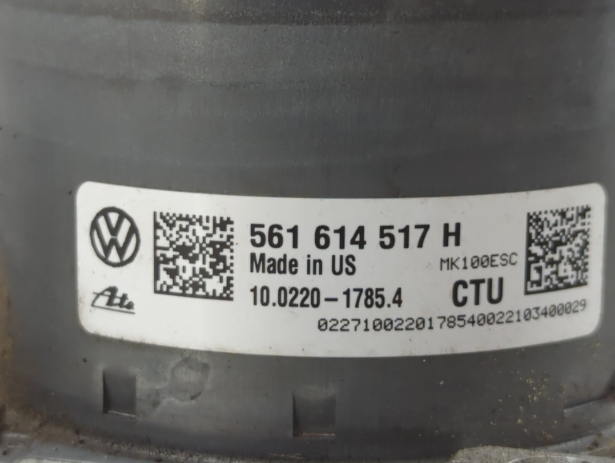 2020 Volkswagen Passat Anti-Lock Brake ABS Pump Module Actuator OEM P/N:561 614 517 H Fits OEM Used Auto Parts - Oemusedauto