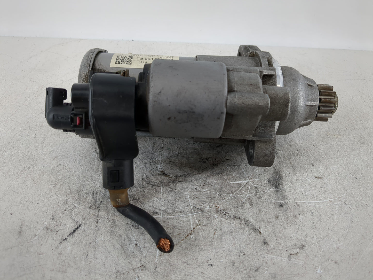 2021-2022 Volkswagen Tiguan Car Starter Motor Solenoid OEM P/N:02M 911 022 F Fits Fits 2020 2021 2022 OEM Used Auto Parts - 