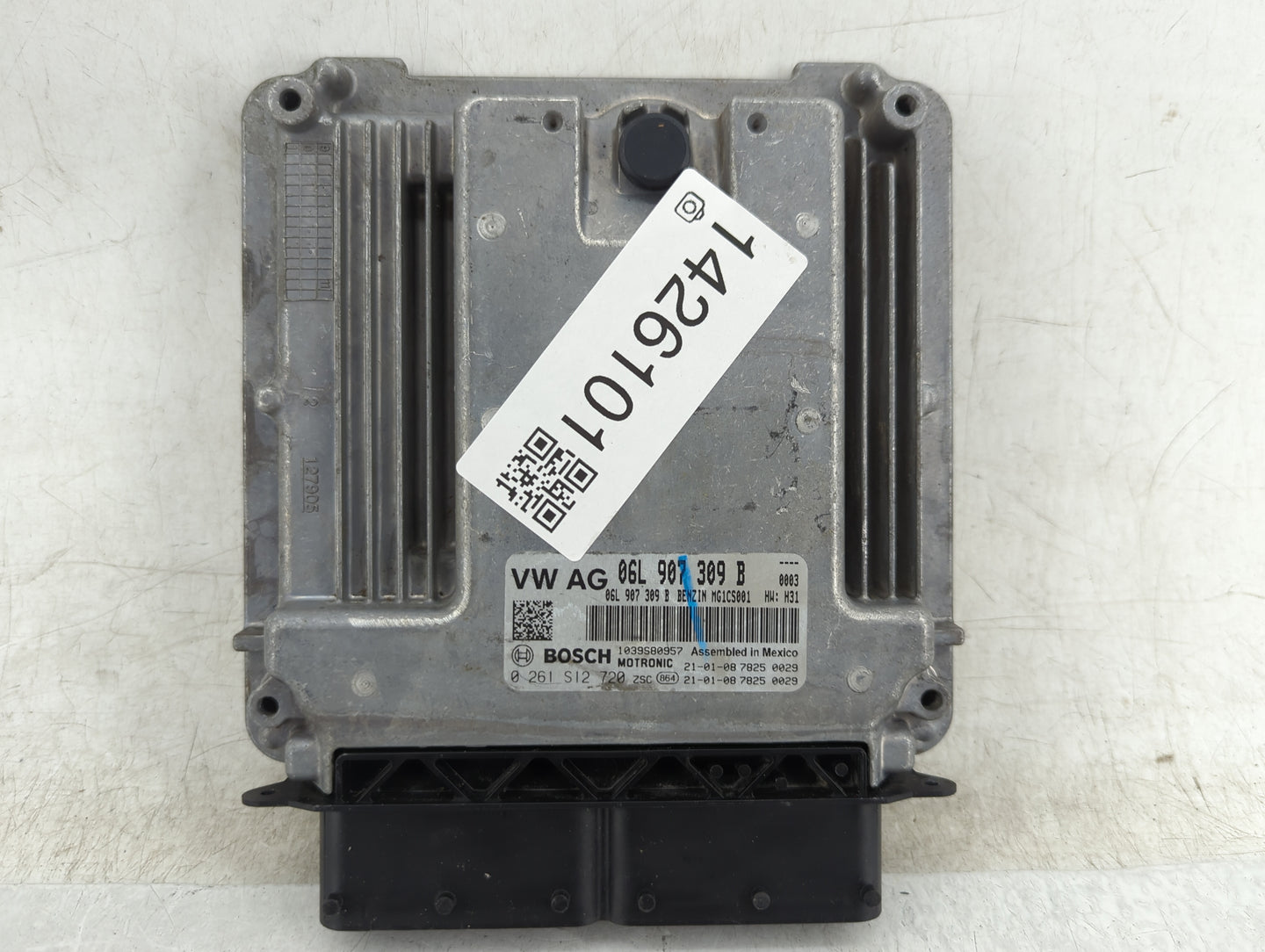 2021 Volkswagen Tiguan PCM Engine Control Computer ECU ECM PCU OEM P/N:06L 907 309 B 0 261 S12 720 Fits OEM Used Auto Parts 