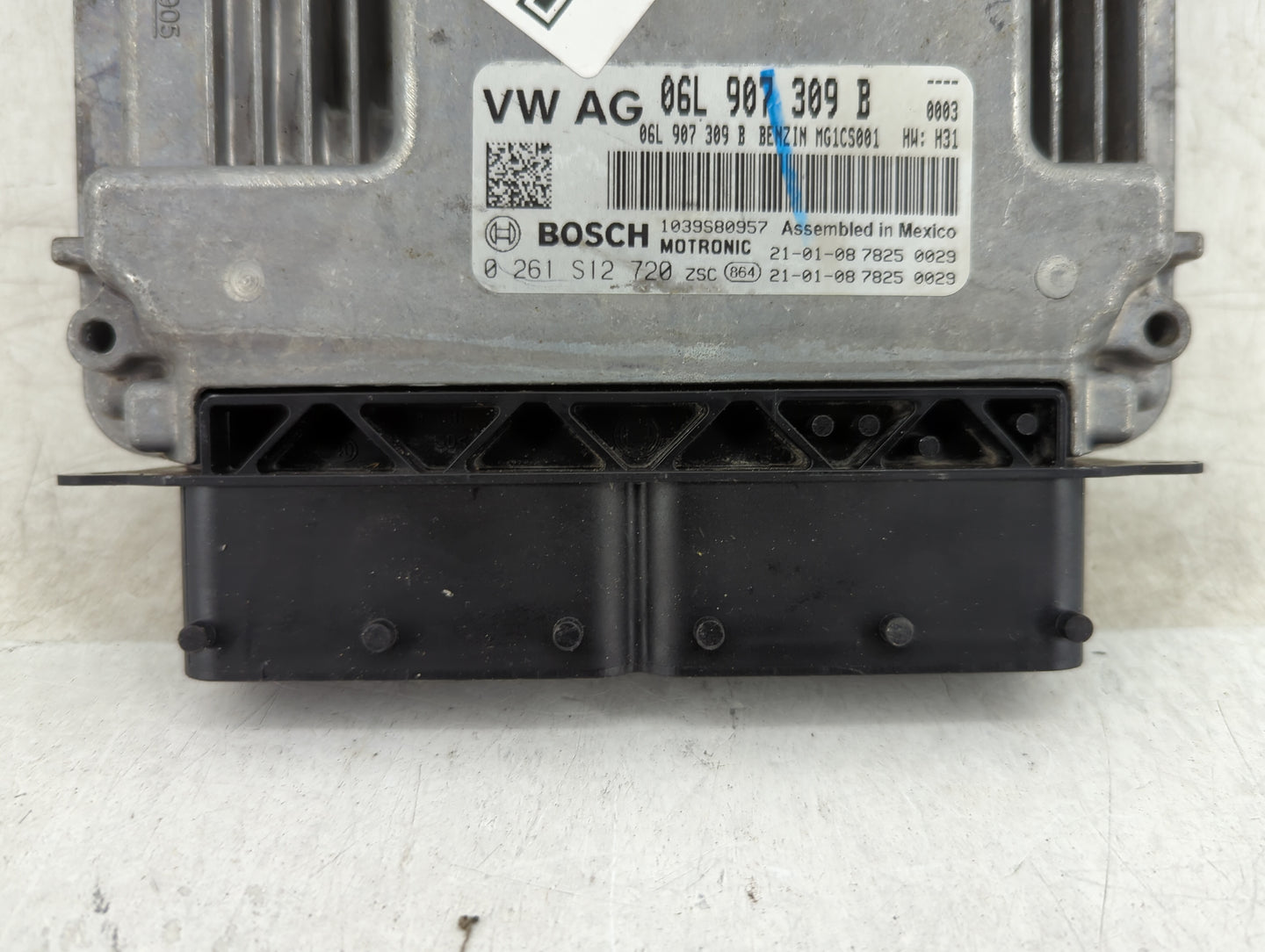 2021 Volkswagen Tiguan PCM Engine Control Computer ECU ECM PCU OEM P/N:06L 907 309 B 0 261 S12 720 Fits OEM Used Auto Parts 